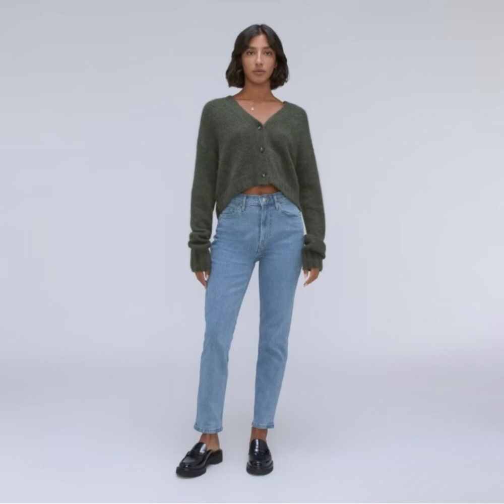 BNWT Everlane Original cheeky jean organic cotton crop 31 26.5L